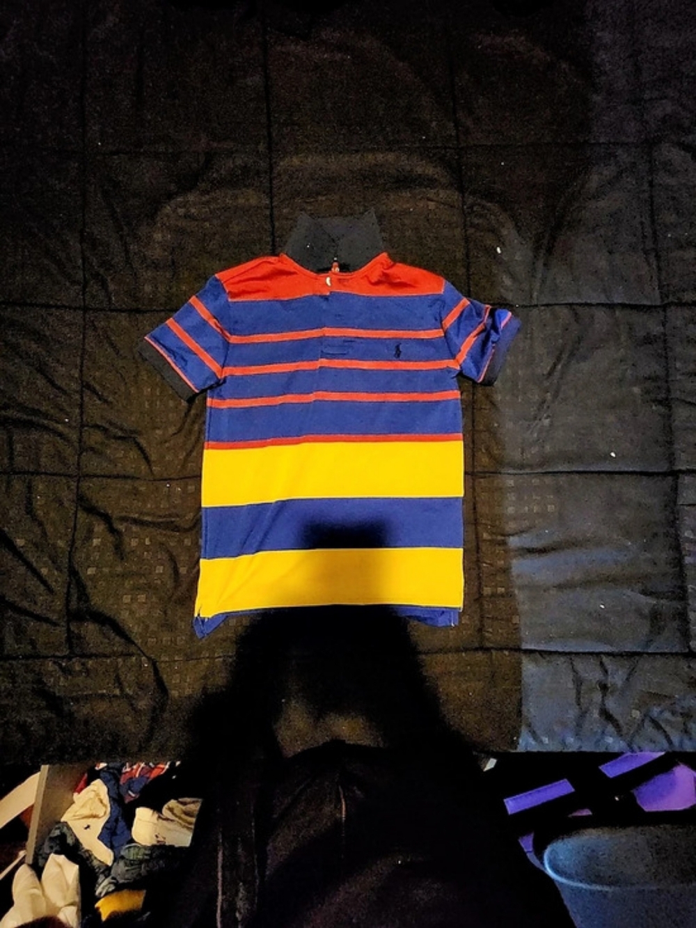 Polo Ralph Lauren Boys Striped Performance Polo Shirt